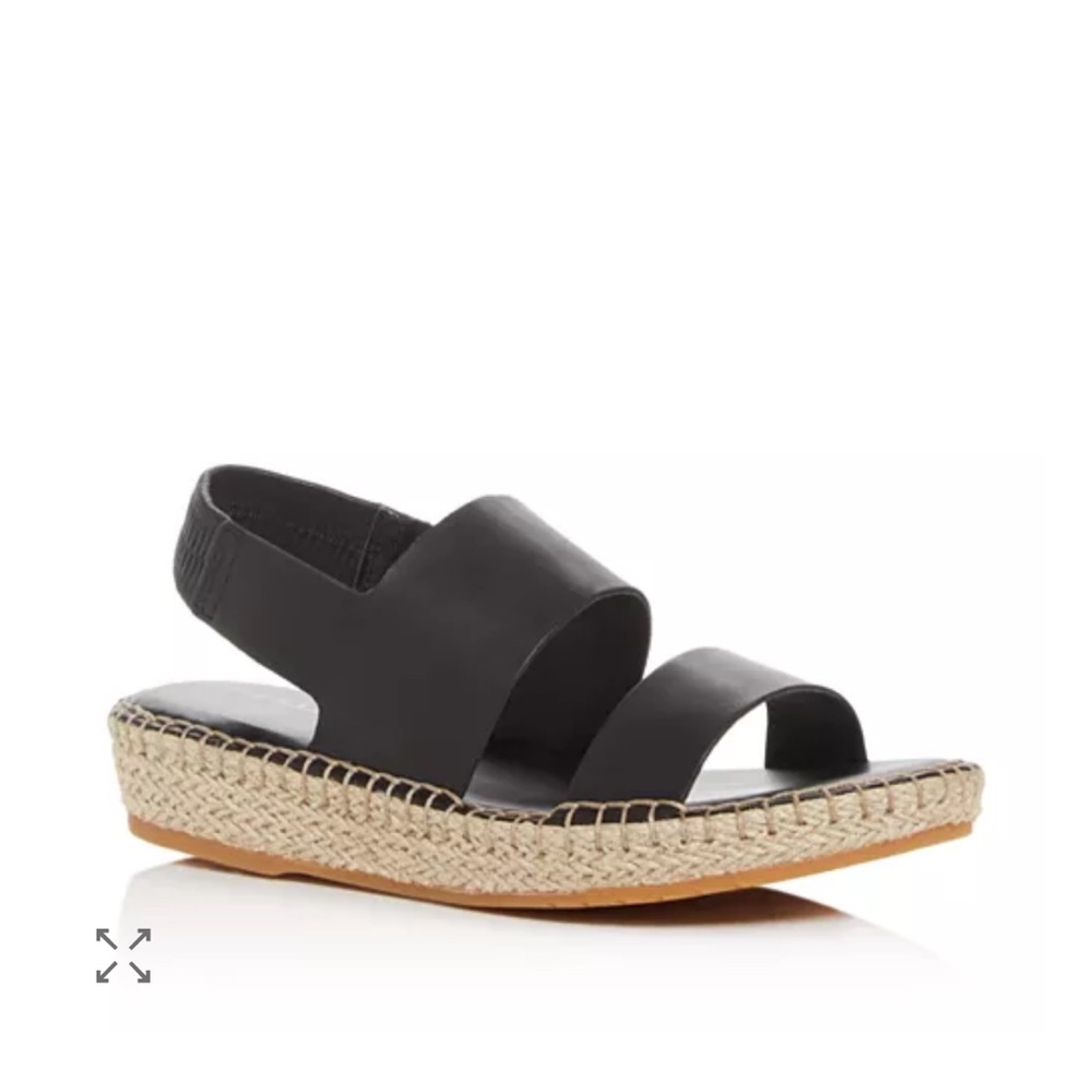 Cole Haan Black Espadrille Sandals